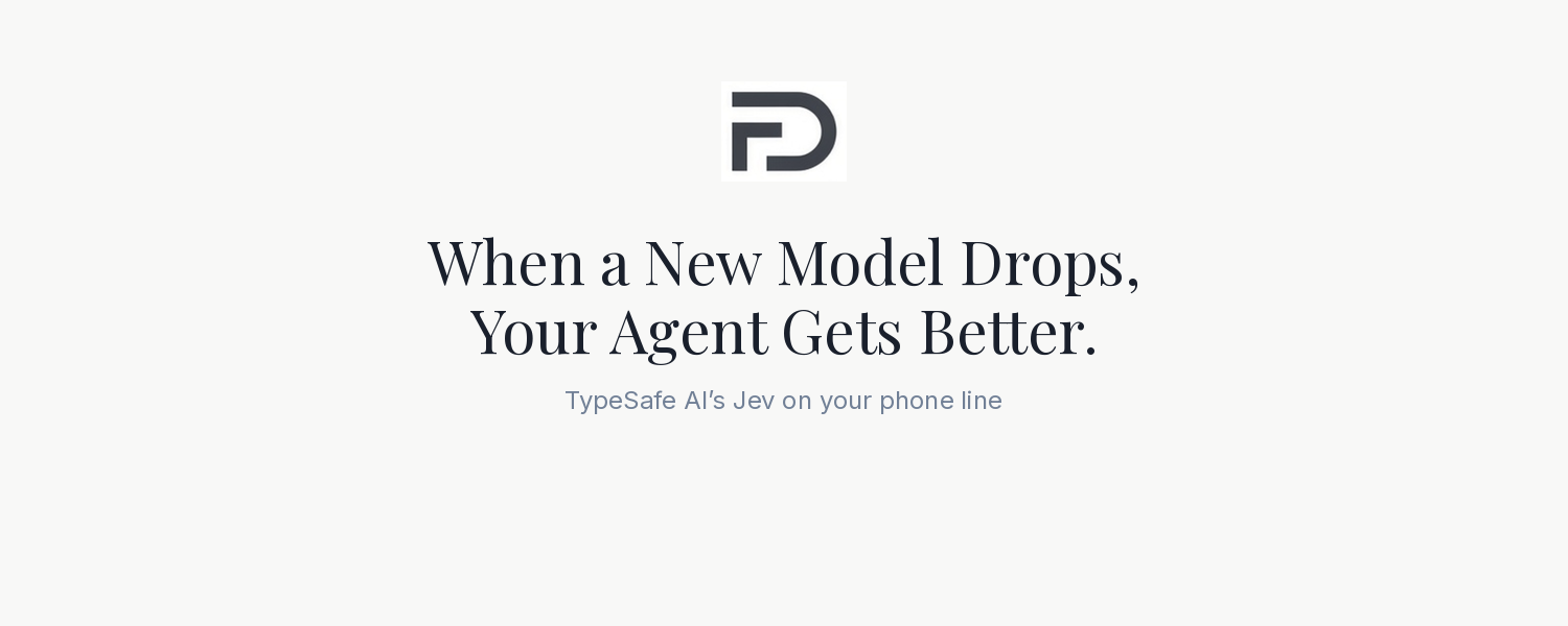 When a New Model Drops, Your Agent Gets Better.
